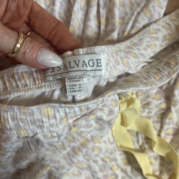 P.J. Salvage pajamas size small top and small bottoms - Picture 4 of 6